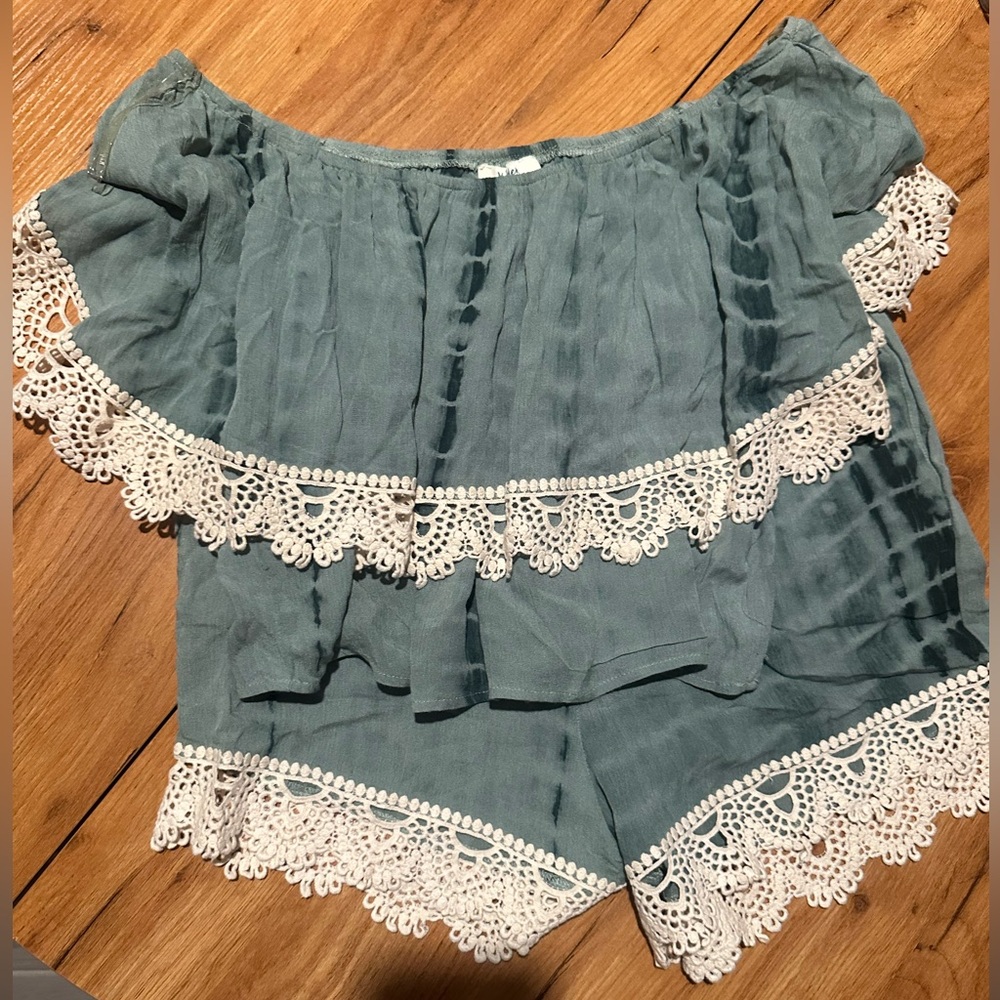 NWT Hayden Green Tie Dye Two-Piece Set - Size L